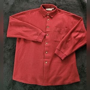 USA Classic Authentic Outfitters Fleece Knit Shirt Mens Xl